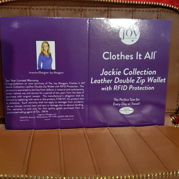 Joy Mangano Leather Wallet - Picture 5 of 6